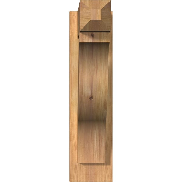 Funston Smooth Craftsman Outlooker, Western Red Cedar, 5 1/2W X 18D X 22H